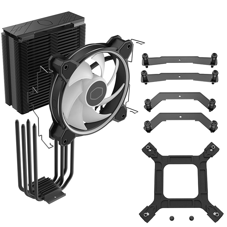 خرید فن پردازنده Cooler Master Hyper 212 Halo - سیاه